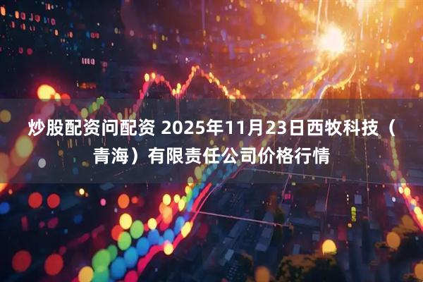 炒股配资问配资 2025年11月23日西牧科技（青海）有限责任公司价格行情